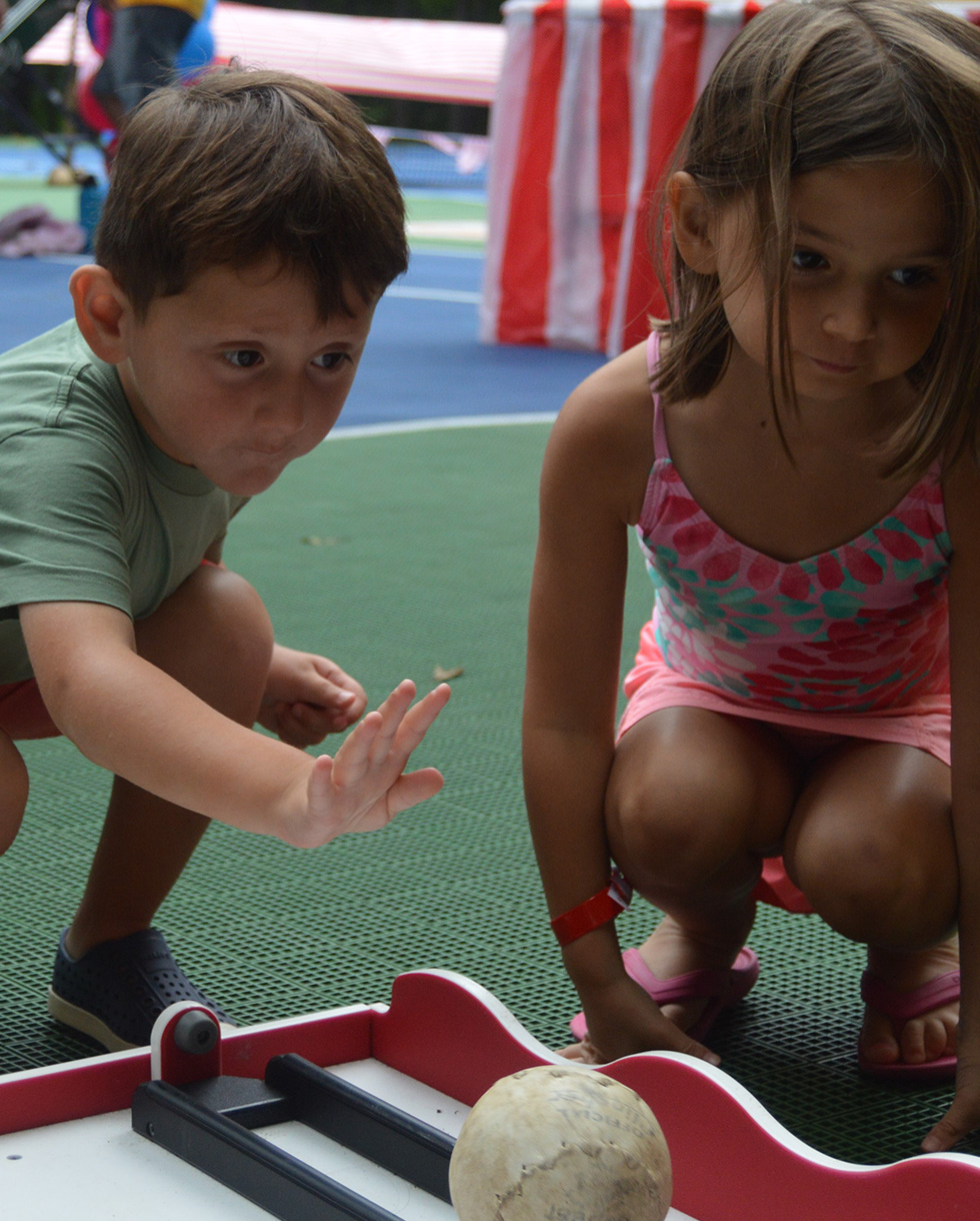 children playing outdoors