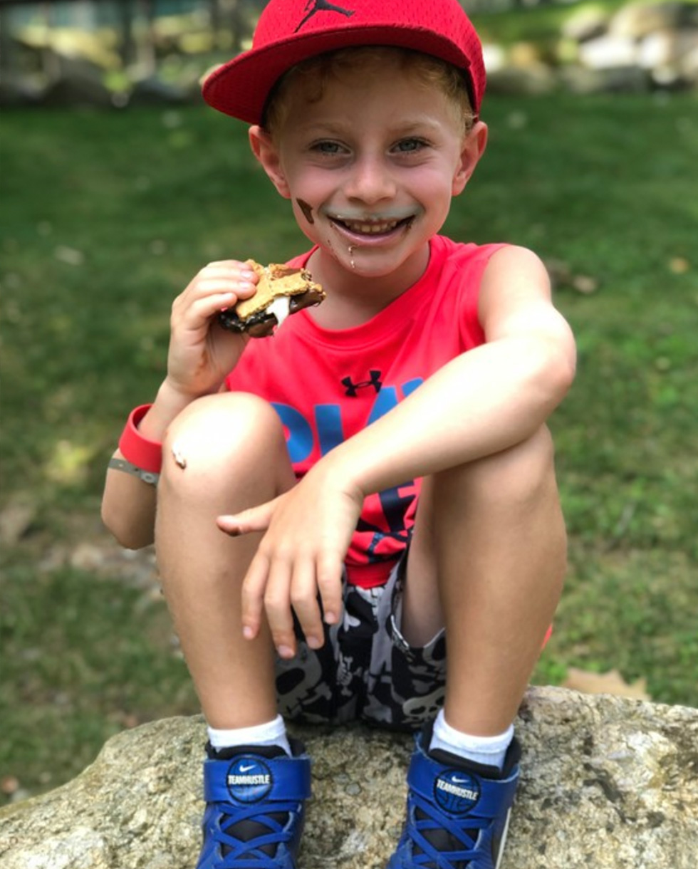 camper smiling