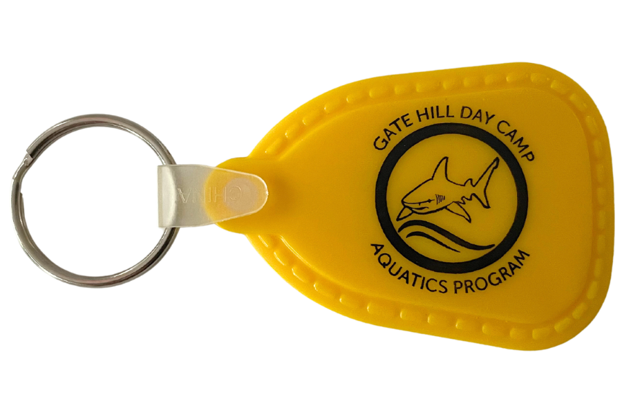 yellow shark tag