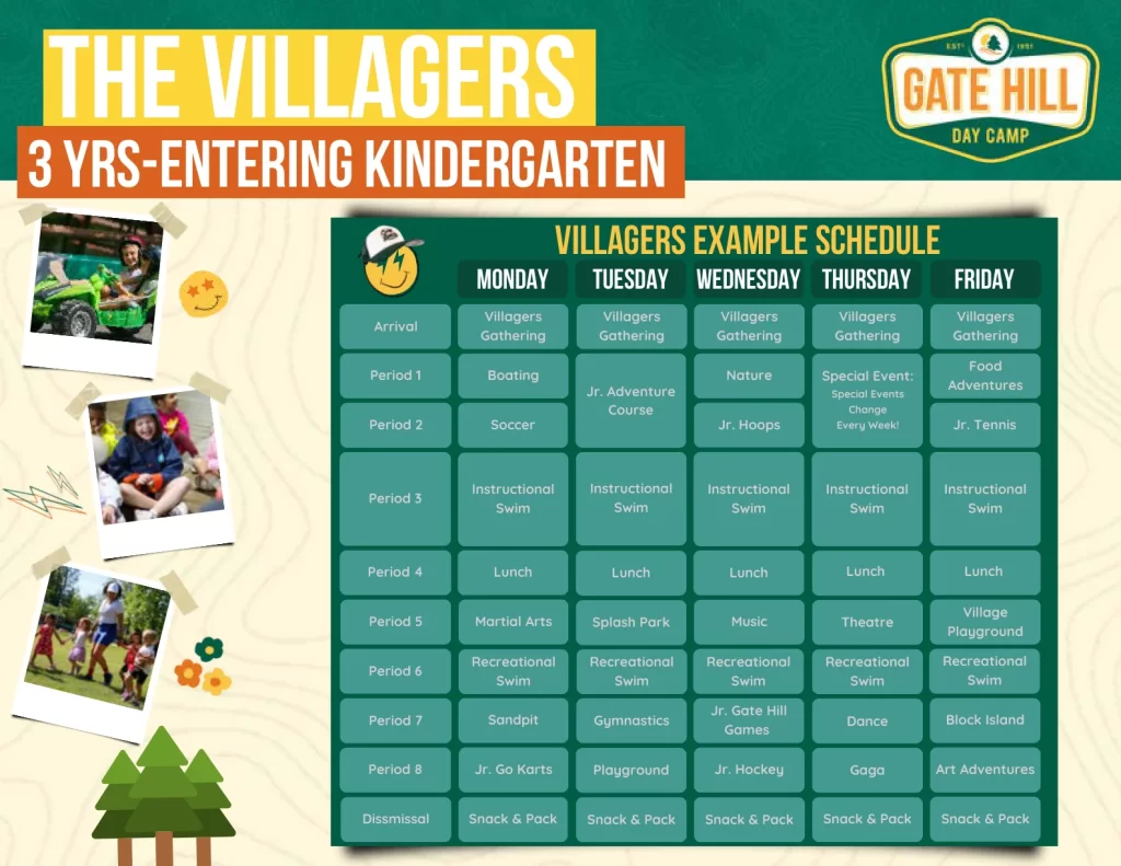 the villagers sample schedule 2